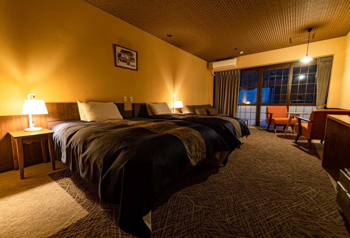 温泉旅館だけどベッドで泊まれる 新滝の２種類のベッドルームの特徴 くつろぎ宿ブログ 勝手に会津観光局