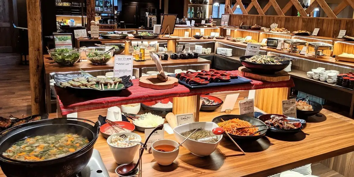 忘新年会 ビュッフェプランの料理